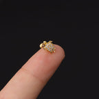 20G Cartilage Tiny Stud Earring Flower Earrings | HSPJ347