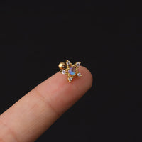 20G Cartilage Tiny Stud Earring Flower Earrings | HSPJ347