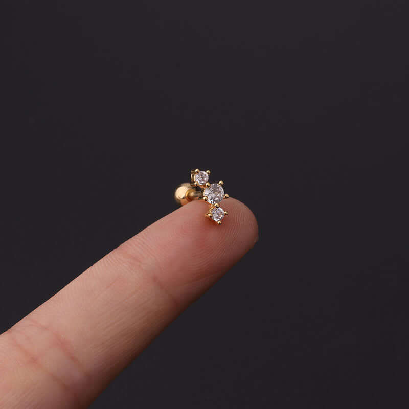 16G Bumble Bee Conch Stud Helix Piercings