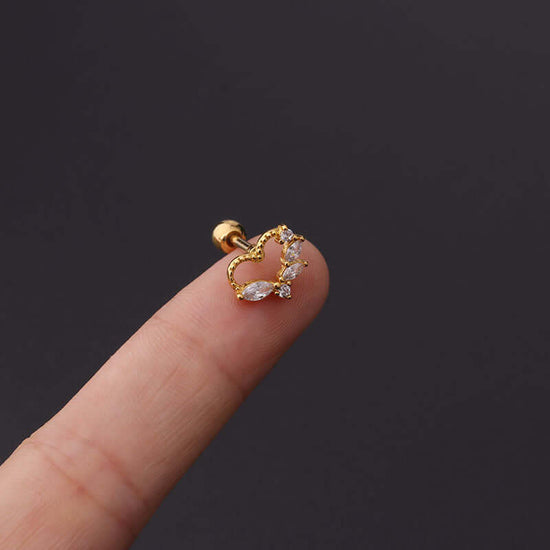 16G Bumble Bee Conch Stud Helix Piercings