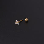 4mm 5mm Simple Geometric Cartilage Conch Stud