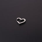 20G Minimalist Geometry Heart U Hoop Earrings | HSPJ360