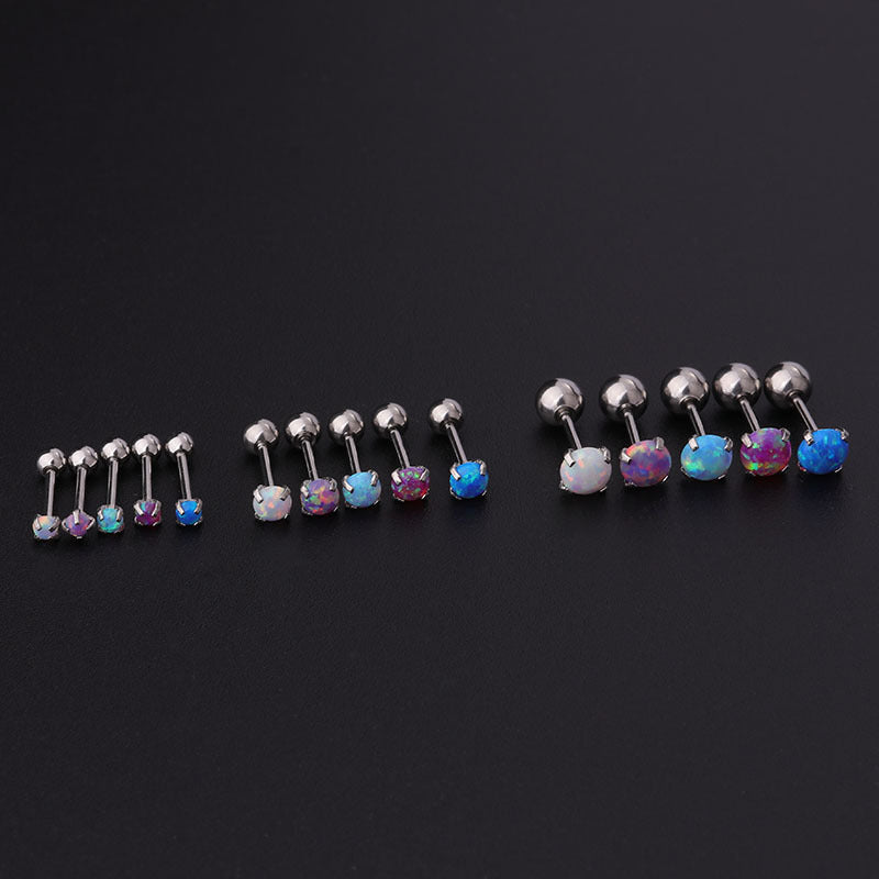 cartilage earrings, piercing jewelry, cartilage piercing, body jewelry, helix piercing, helix earrings, tragus piercing, moonstone cartilage, opal earrings
