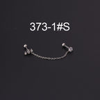 16G Geometry Dangle Cartilage Chain Earring