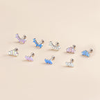 cartilage earrings, piercing jewelry, cartilage piercing, body jewelry, helix piercing, helix earrings, tragus piercing