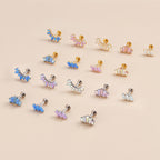 cartilage earrings, piercing jewelry, cartilage piercing, body jewelry, helix piercing, helix earrings, tragus piercing