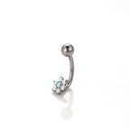 14G Titanium Belly Ring, Body Jewelry, Flower Belly Ring | HSPJ540