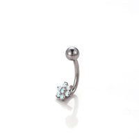 14G Titanium Belly Ring, Body Jewelry, Flower Belly Ring | HSPJ540