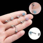14G Titanium Belly Ring, Body Jewelry, Flower Belly Ring | HSPJ540