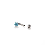 14G Titanium Belly Ring, Body Jewelry, Flower Belly Ring | HSPJ540