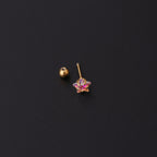 20G AB Zircon Trillion Star conch Daith Stud