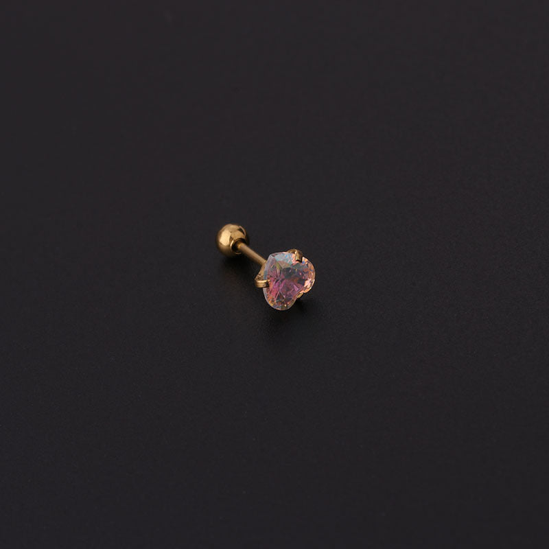 20G AB Zircon Trillion Star conch Daith Stud