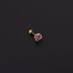 20G AB Zircon Trillion Star conch Daith Stud