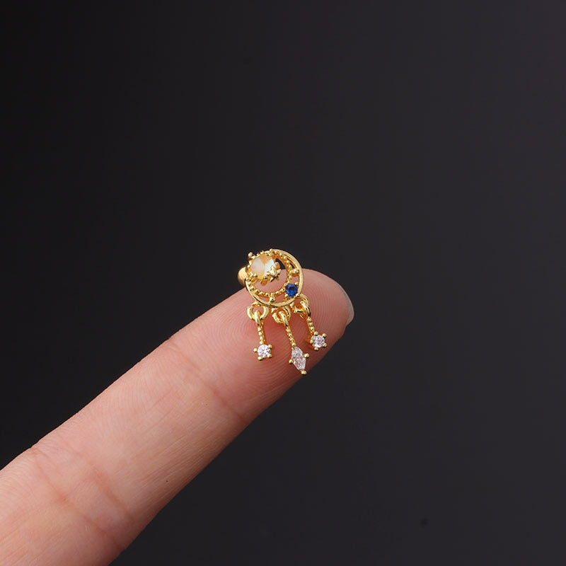 20G Dreamcatcher Barbell Stud Piercings | HSPJ602