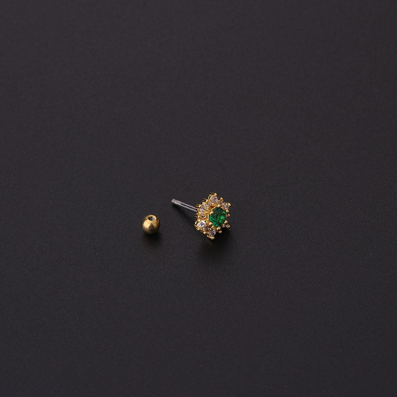 20G Animal Spider Upper Lobe Cartilage Earrings  | HSPJ603