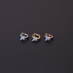 hoop earrings, body jewelry, gold hoop earrings, gold hoops, huggies earrings, silver hoop earrings, small hoop earrings, cartilage earrings, butterfly earrings