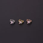 hoop earrings, body jewelry, gold hoop earrings, gold hoops, huggies earrings, silver hoop earrings, small hoop earrings, cartilage earrings, butterfly earrings