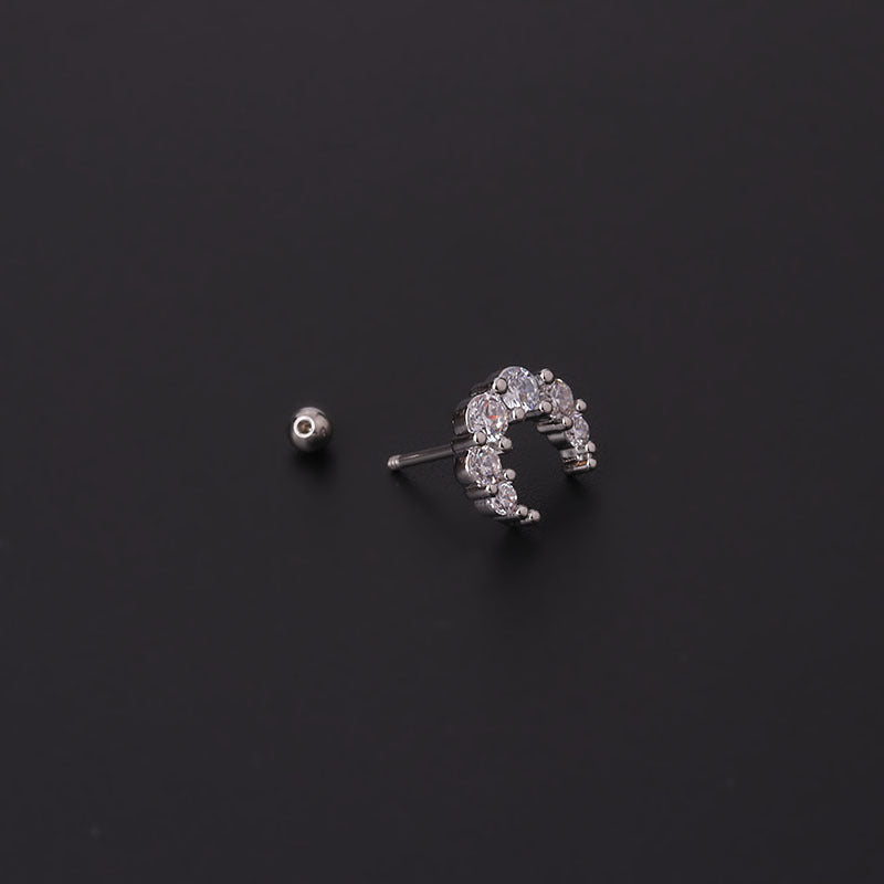 20G Cartilage Tiny Stud Earring Cute Planet Earrings | HSPJ641