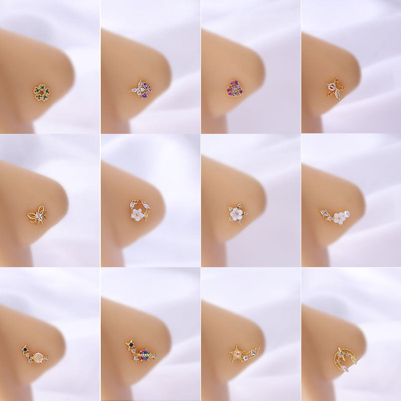 nose ring, nose stud, nose piercing, gold nose ring, fake nose ring, nose piercing jewelry, nose ring hoop, body piercing, body jewelry