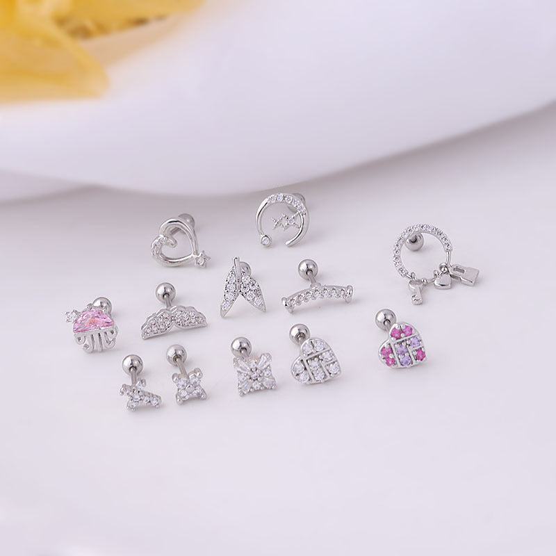 20G Cartilage Tiny Stud Earring Octopus Earrings | HSPJ652