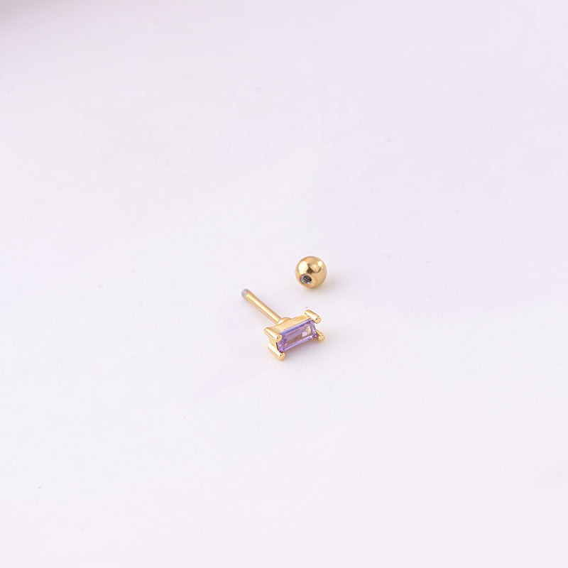 20G Emerald Conch Stud Forward Helix Piercing | HSPJ654