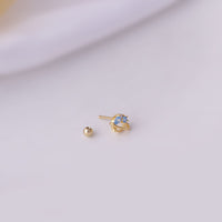 20G Cartilage Tiny Planet Tragus Stud Earrings
