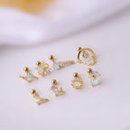 20G Galaxy Star Helix Piercing Stud