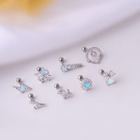 20G Galaxy Star Helix Piercing Stud