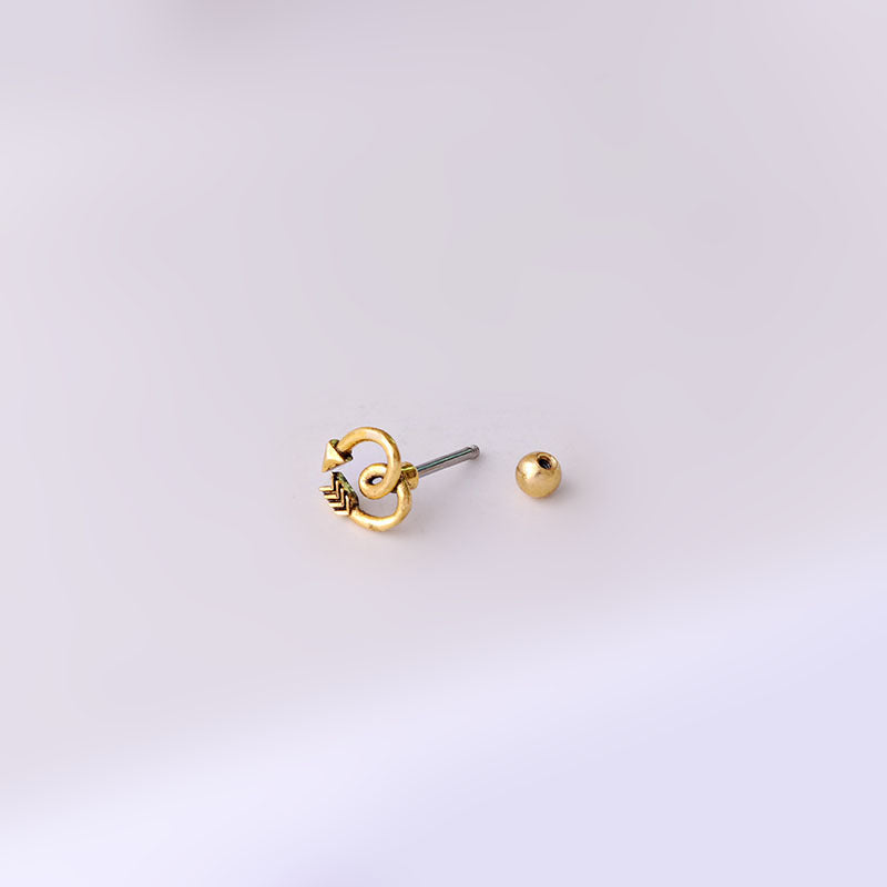 cartilage earrings, piercing jewelry, cartilage piercing, body jewelry, helix piercing, helix earrings, tragus piercing, moon earrings