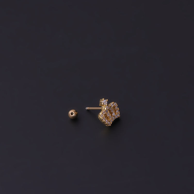 cartilage earrings, piercing jewelry, cartilage piercing, body jewelry, helix piercing, helix earrings, tragus piercing, moon earrings