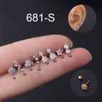 20G Hypoallergenic Tiny Arrow Conch Piercing Stud