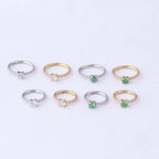 16G Cartilage Hoop Earrings Nose Rings, Glitter Hoop Earring