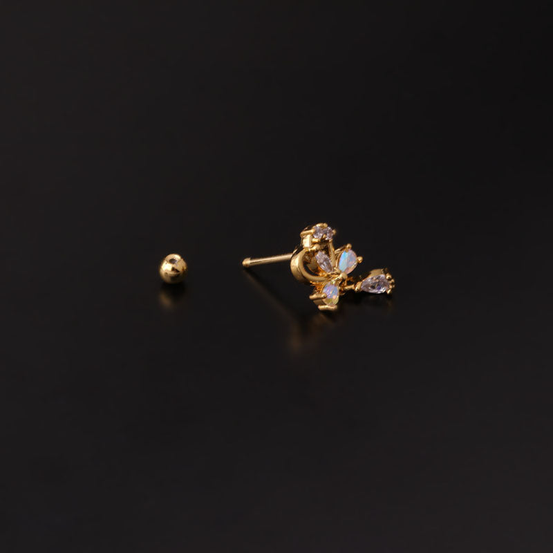 cartilage earrings, piercing jewelry, cartilage piercing, body jewelry, helix piercing, helix earrings, tragus piercing, heart earrings
