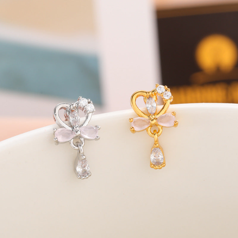 cartilage earrings, piercing jewelry, cartilage piercing, body jewelry, helix piercing, helix earrings, tragus piercing, heart earrings