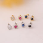 cartilage earrings, piercing jewelry, cartilage piercing, body jewelry, helix piercing, helix earrings, tragus piercing, sun earrings