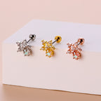 20G Sword Earring Stud Cross Helix Piercing | HSPJ739