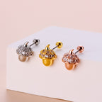 cartilage earrings, piercing jewelry, cartilage piercing, body jewelry, helix piercing, helix earrings, tragus piercing, flower earrings