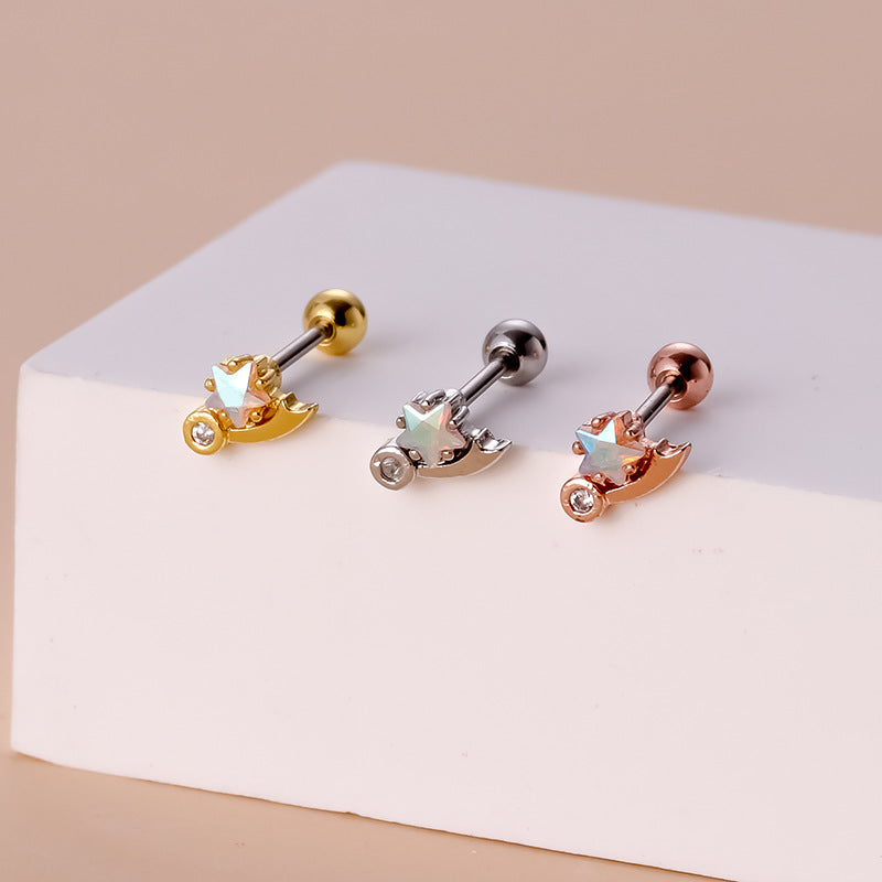 20G Star Daith Helix Piercing Jewelry