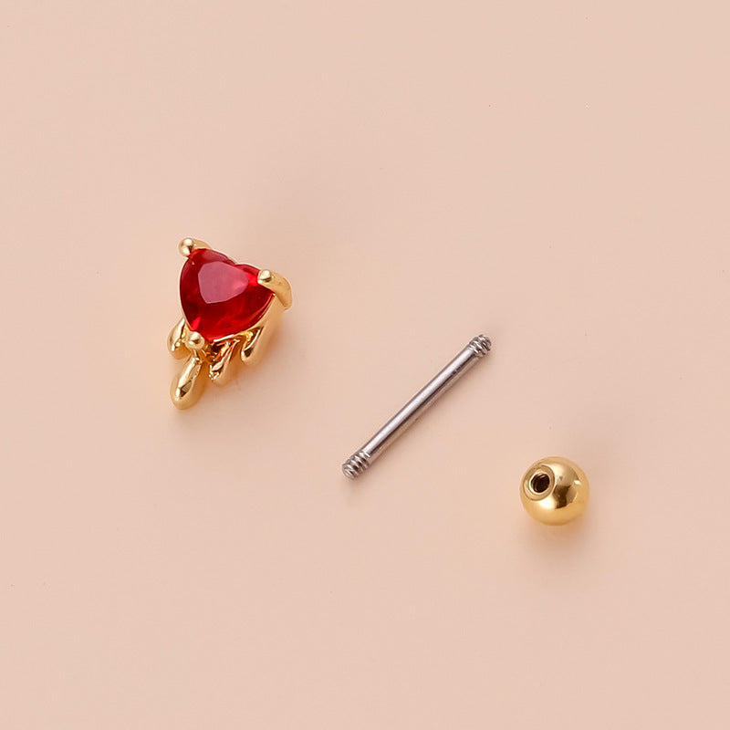 20G Star Bat Daith Helix Piercing Jewelry
