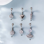 belly ring, belly piercing, belly button piercing, belly button rings, heart belly ring, flower belly ring