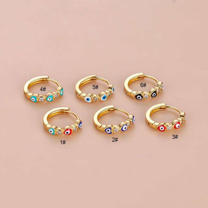 hoop earrings, body jewelry, gold hoop earrings, gold hoops, huggies earrings, silver hoop earrings, small hoop earrings, cartilage earrings, evil eye earrings, evil eye jewelry