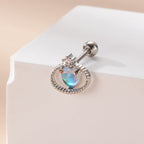 20G Hypoallergenic Heart Conch Stud