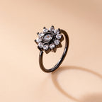 20G Goth Black Nose Rings 