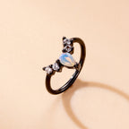 20G Vampire Bat Goth Nose Rings Black 