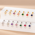 cartilage earrings, piercing jewelry, cartilage piercing, body jewelry, helix piercing, helix earrings, tragus piercing, heart earrings