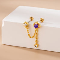 cartilage earrings, piercing jewelry, cartilage piercing, body jewelry, helix piercing, helix earrings, tragus piercing, heart earrings