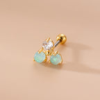 cartilage earrings, piercing jewelry, cartilage piercing, body jewelry, helix piercing, helix earrings, tragus piercing, flower earrings