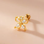 cartilage earrings, piercing jewelry, cartilage piercing, body jewelry, helix piercing, helix earrings, tragus piercing, flower cartilage, flower cartilage earrings