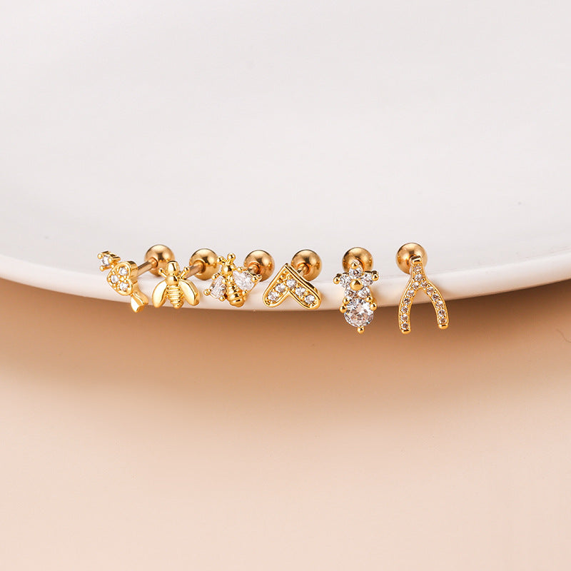 cartilage earrings, piercing jewelry, cartilage piercing, body jewelry, helix piercing, helix earrings, tragus piercing