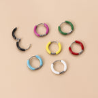 18K Color Enamel  Hinged Segment Ring